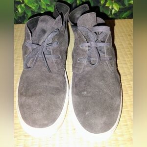 Men's Grey suede ankle high shoes by VINCE